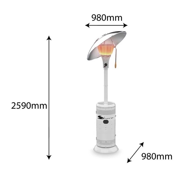 Estufa de Gas Sahara Fireside - estufa sahara 15kw dimenciones