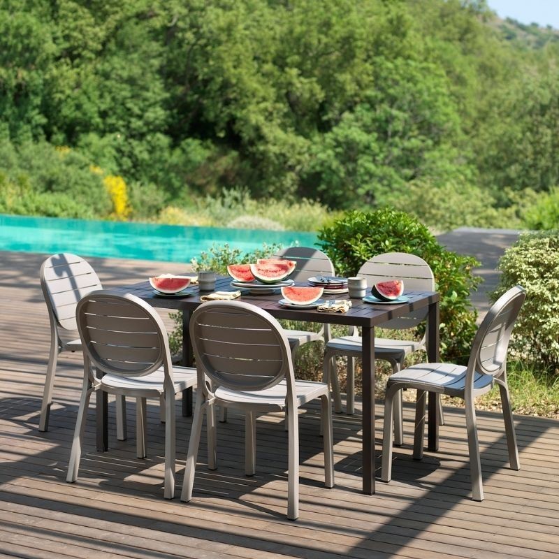 Mesa Cube 140x80 Nardi - Nardi tables CUBE140x8080 ambient images1 LR